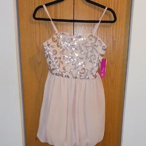 BCX Blush Sequin Formal Dress for Kids